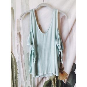 AEO Cold Shoulder Tank Top